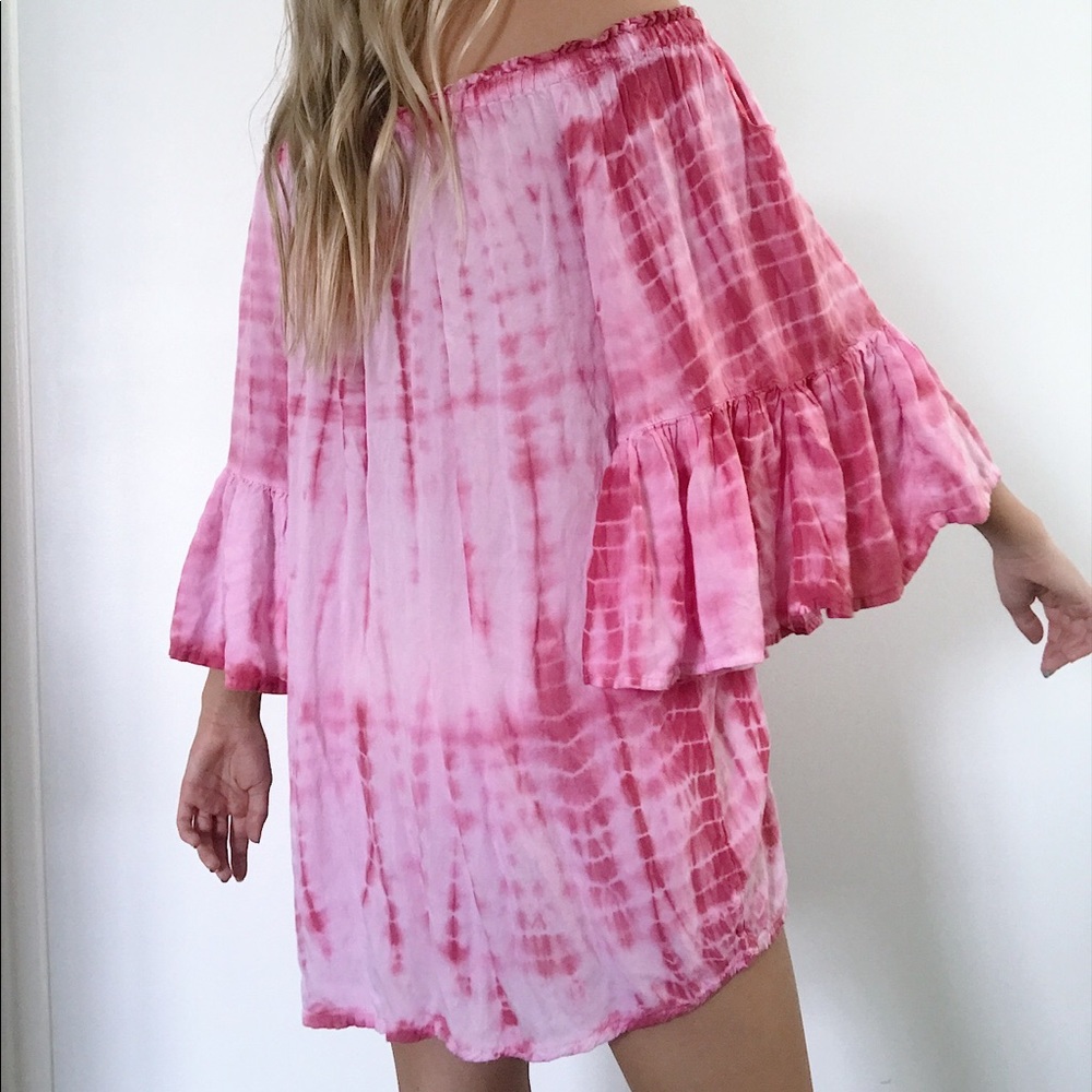 🌹OFF SHOULDER DRESS tie-dye